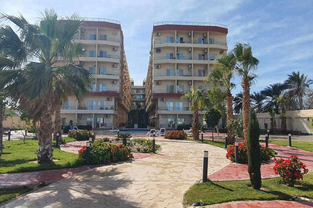 Casablanca Beach Direct Sea View Tow Bedroom Apartment Hurghada Bagian luar foto