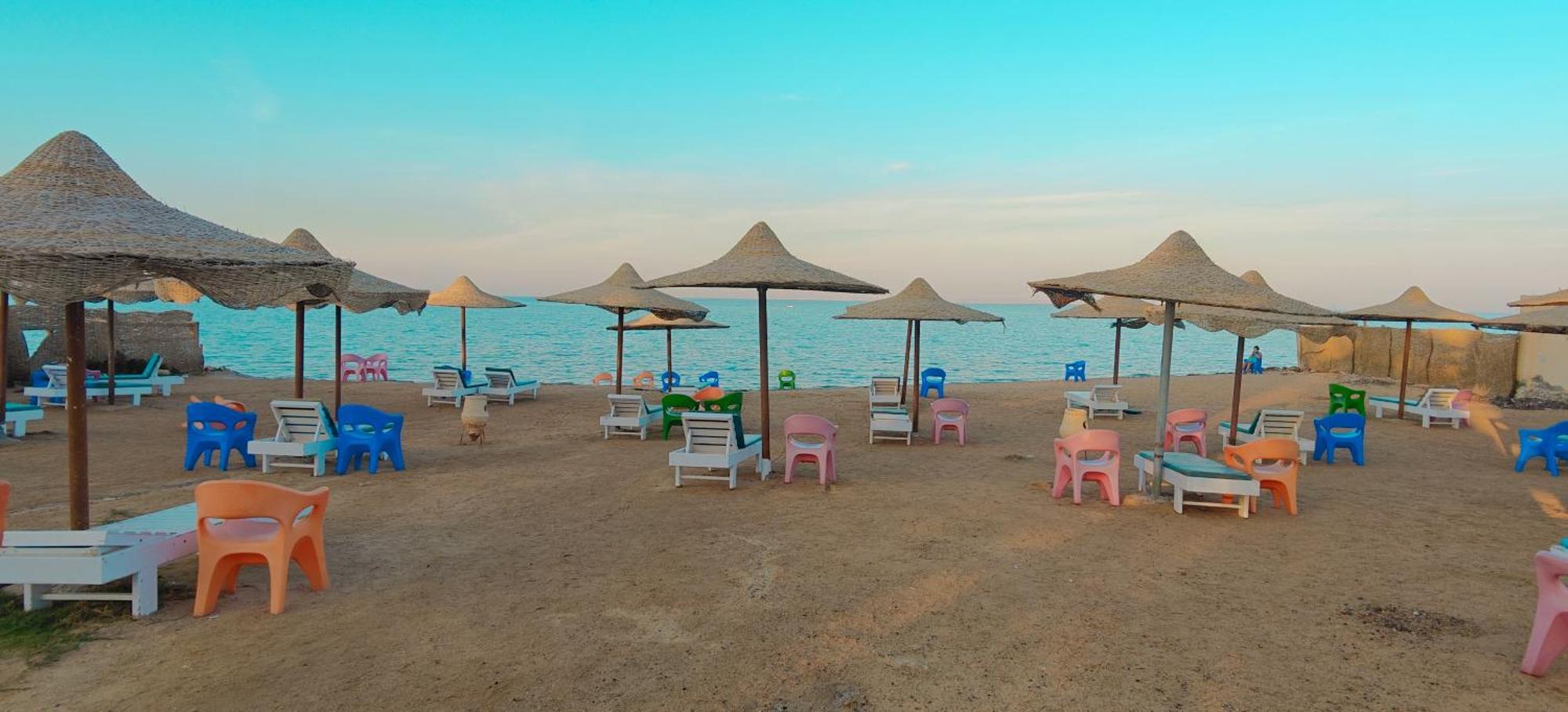 Casablanca Beach Direct Sea View Tow Bedroom Apartment Hurghada Ruang foto