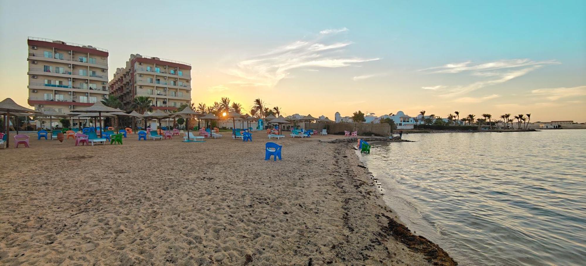 Casablanca Beach Direct Sea View Tow Bedroom Apartment Hurghada Ruang foto